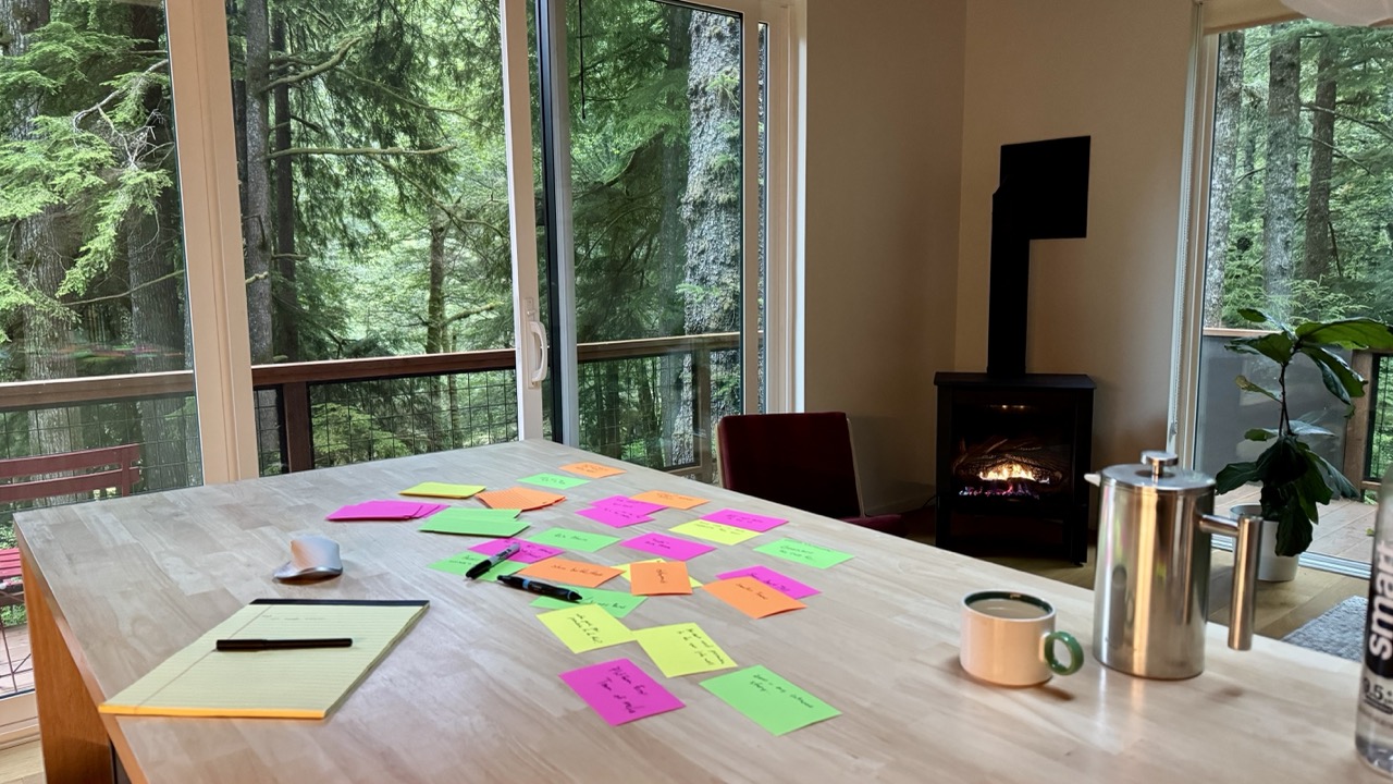 Writing my keynote on the Oregon Coast